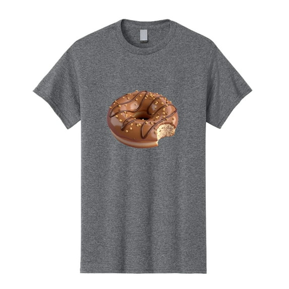 Chocolate-Donut-2 Mens Graphic Tee, 100% Cotton, Casual Summer Wear BAA301