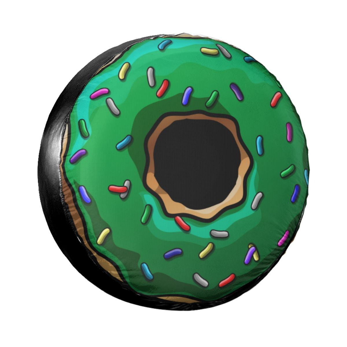 Chocolate Donut Doughnut Spare Tire Cover Bag Pouch for Mitsubishi