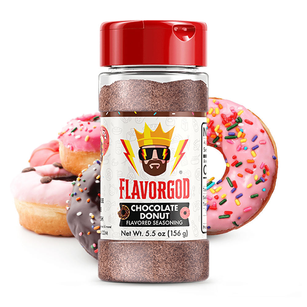 Chocolate Donut Topper Flavor God Snacks, Drinks 0 Calorie, Low