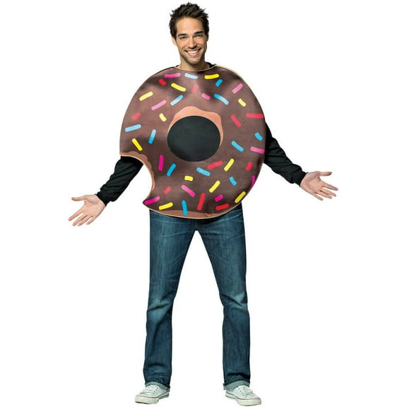 Chocolate Doughnut with Bite Men's Adult Halloween Costume