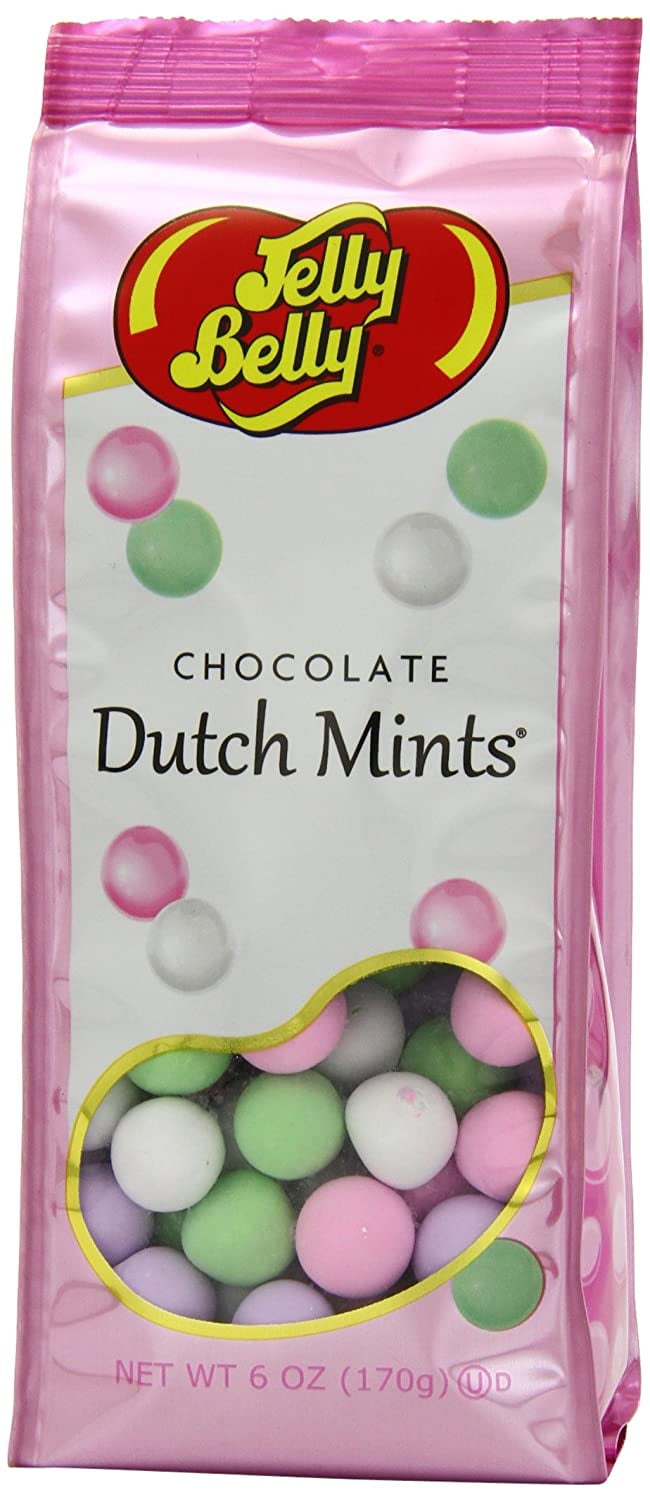 Chocolate Dutch Mints Gift Bag Jelly Belly 6oz