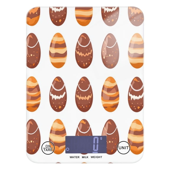 Chocolate Easter Eggs Food Scale Digital Kitchen Scale Waterproof Grams Ounces lbs for For Baking and Cooking