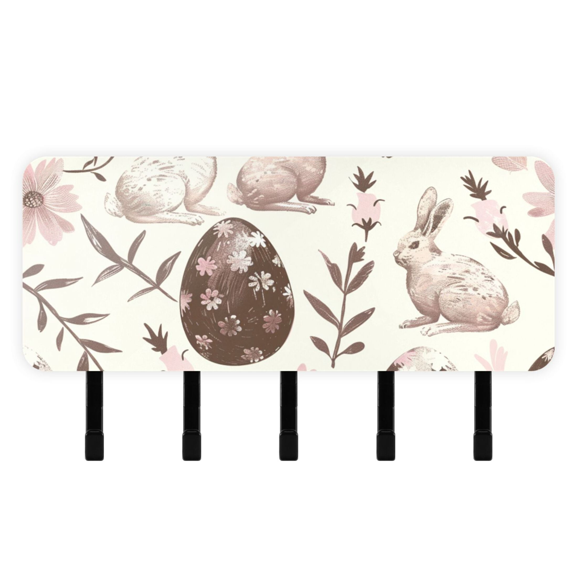 Chocolate Easter Eggs Rabbits Key Holder for Wall Mail Holder Organizer ...