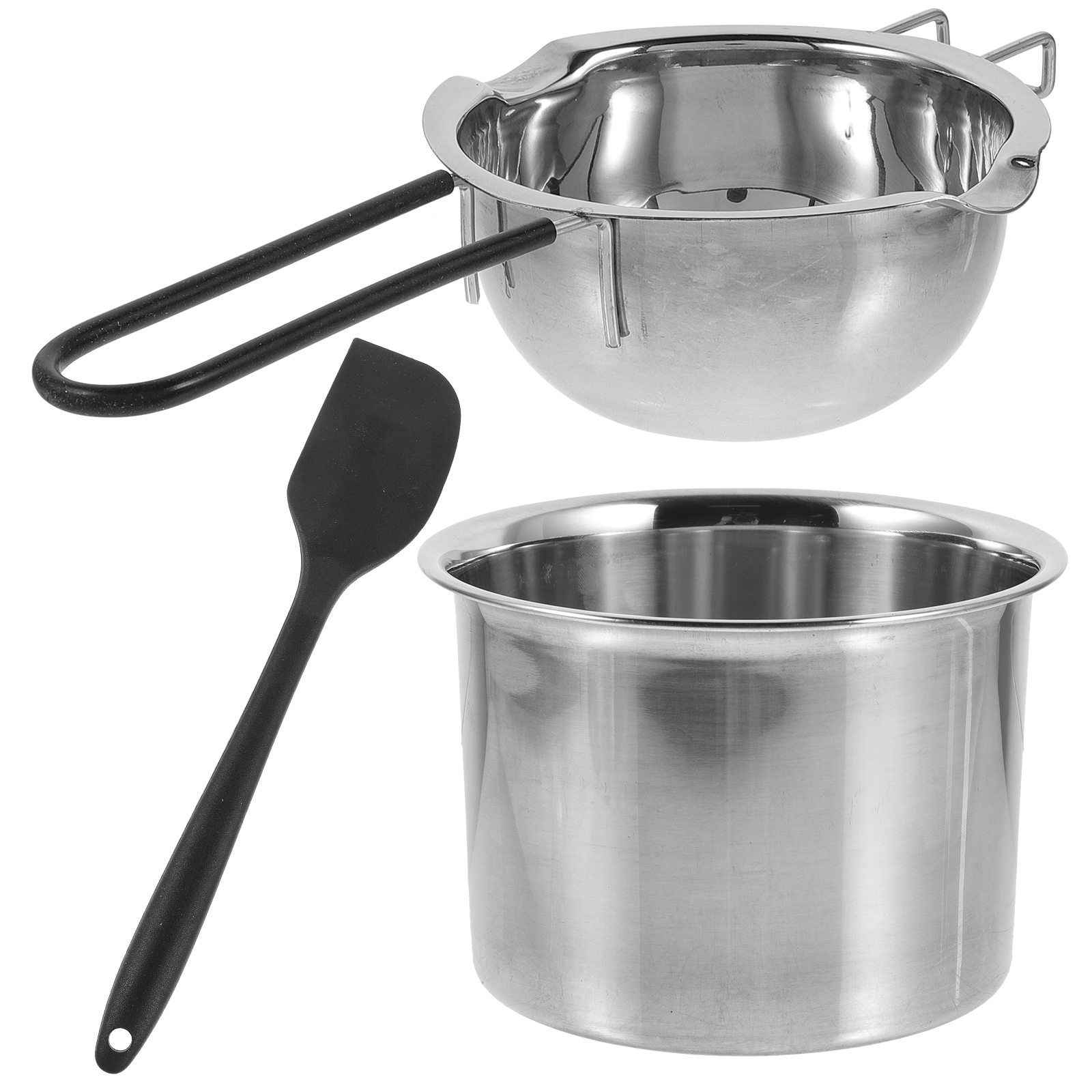 Chocolate Face Spatula Stainless Steel Pans Dipping Tool Melting Pot Double Boiler