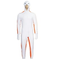 Chocolate Factory TV Room Suit with Visor and Gloves Adult Halloween Costume Complete Set Cosplay (X-Small)