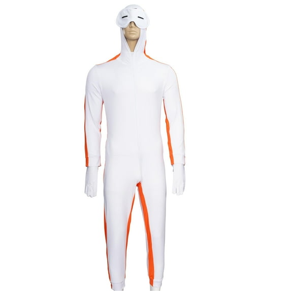 Chocolate Factory TV Room Suit with Visor and Gloves Adult Halloween Costume Complete Set Cosplay (X-Small)