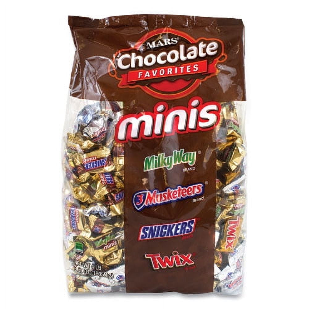 Chocolate Favorites Minis Variety Mix, 240 Pieces, 67.2 oz Bag ...