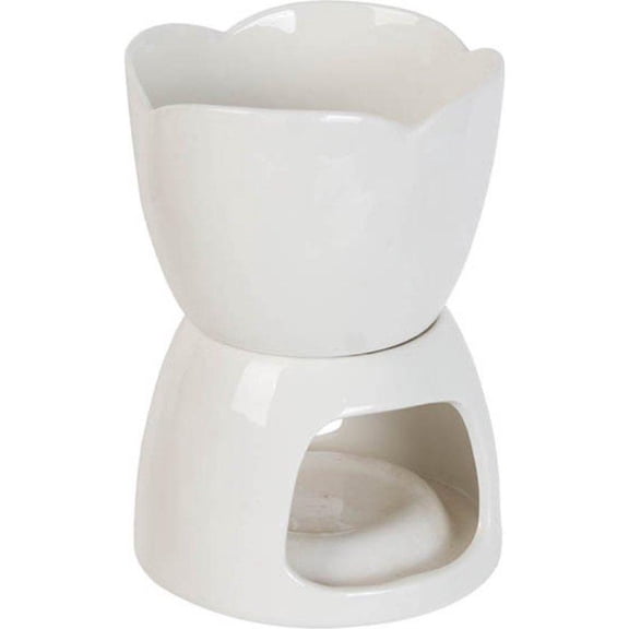 Chocolate Fondue Cups Set Mini Ceramic Melting Mugs for Cheese & Candy, Ideal for Date Night & Special Occasions, Heated with Tealight | Perfect Gift for Couples & Weddings