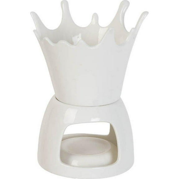 Chocolate Fondue Cups Set Mini Ceramic Melting Mugs for Cheese & Candy, Ideal for Date Night & Special Occasions, Heated with Tealight | Perfect Gift for Couples & Weddings