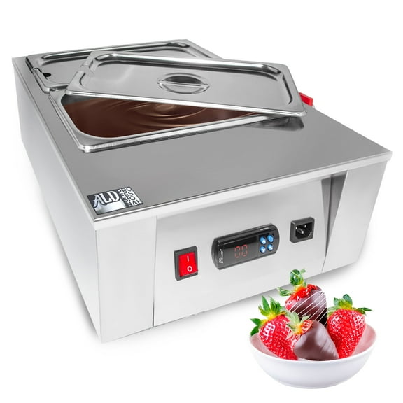 Chocolate Fondue Machine with Digital Control | Stainless steel Professional Chocolate Tempering Equipment | Automatic Chocolate Melter