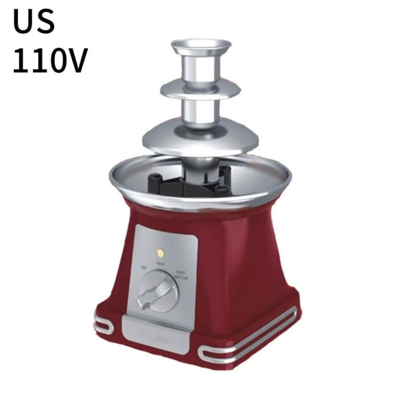 Chocolate Fountain, Stainless Steel 3 Tier Fondue Machine with Adjustable Thermostat, for Party Holiday and Family Dessert Gathering