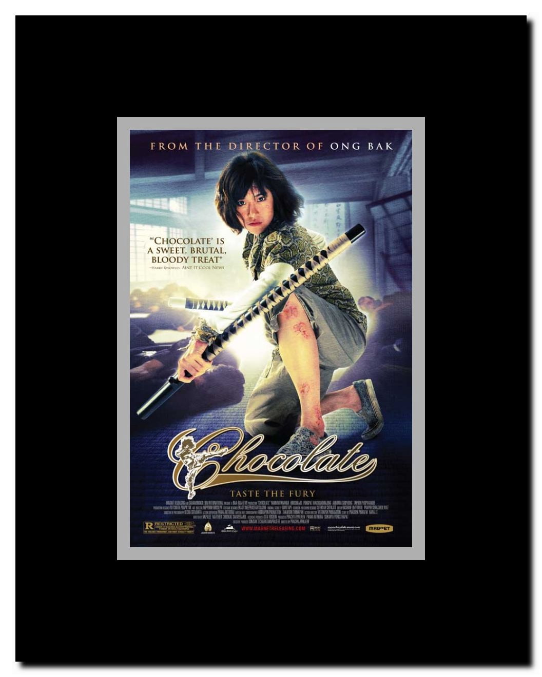 Chocolate Framed Movie Poster