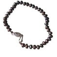 thumbnail image 1 of Chocolate Freshwater Pearl and Sterling Silver 7 inch Bracelet 9916P, 1 of 2
