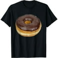 Chocolate Frosted Donut Summer Short Sleeve Casual Cotton TShirt