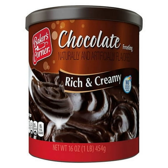 Chocolate Frosting, 16 oz- Pack of 3