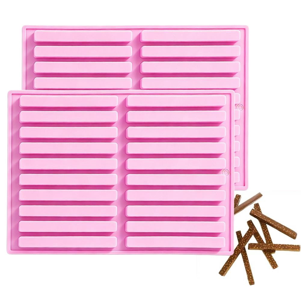 Chocolate Fry Mold,Pretzel Rod Molds Silicone,Long Strips Ice Fries ...