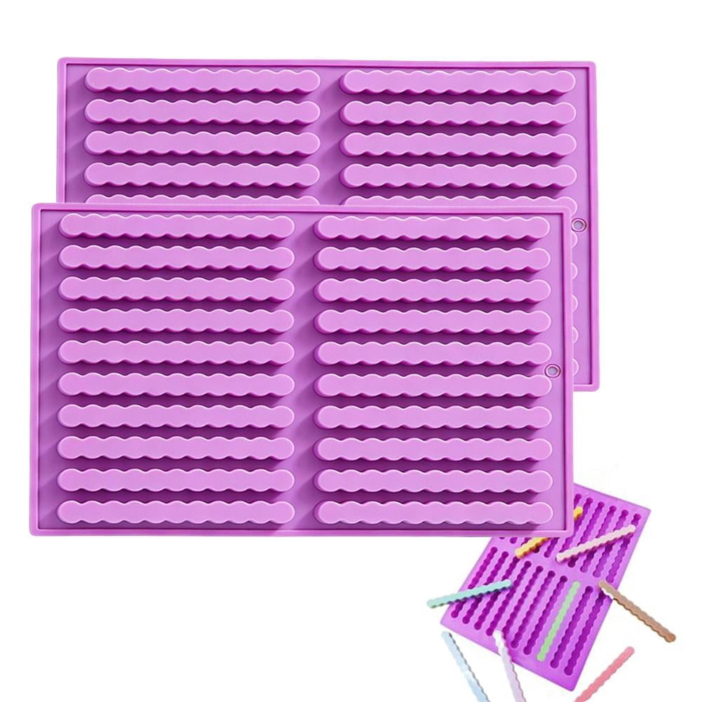 Chocolate Fry Mold,Pretzel Rod Molds Silicone,Long Strips Ice Fries ...