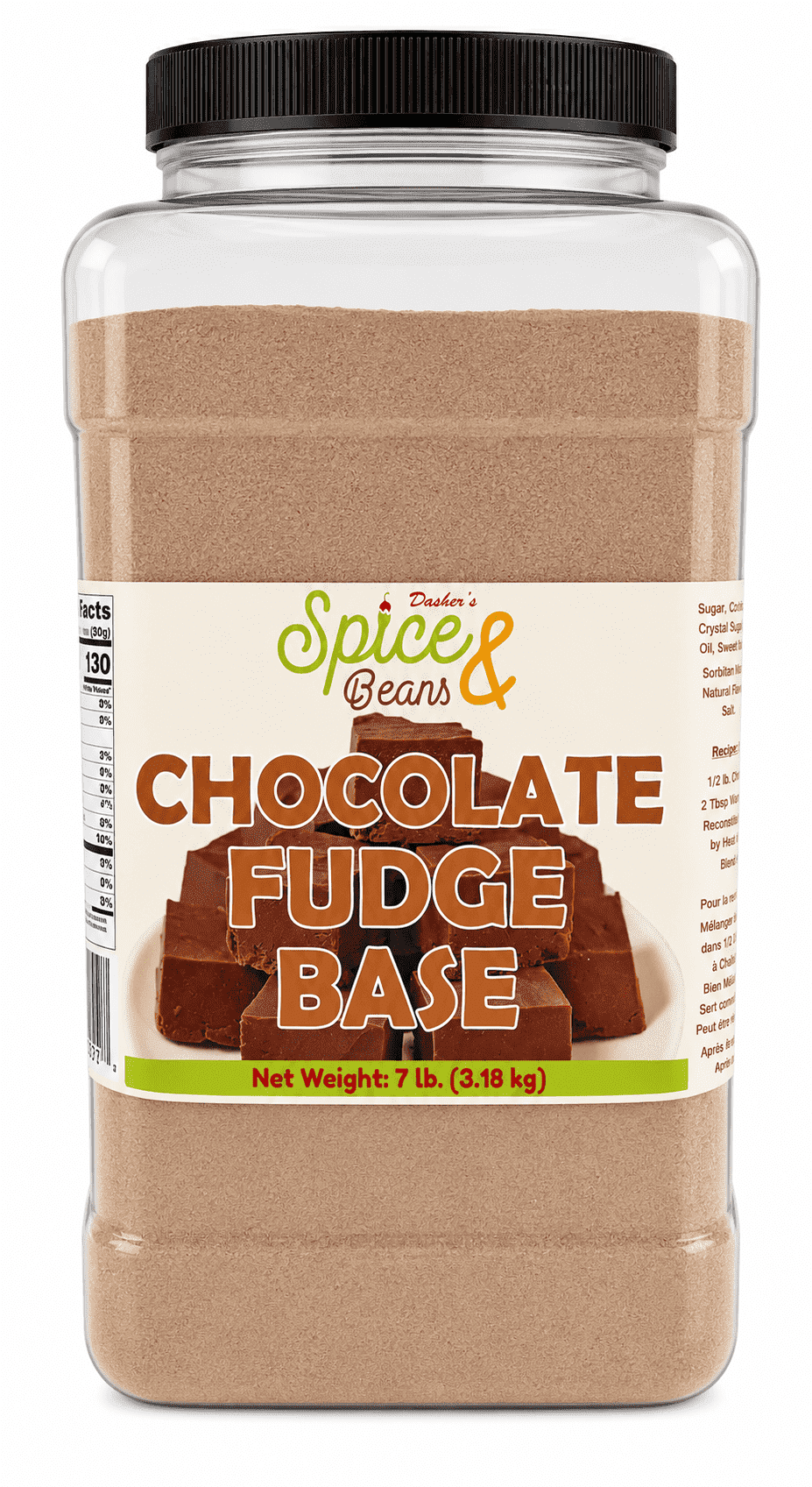 Chocolate Fudge Base Mix 7 lb - Homemade Creamy Fudge Candy, Dessert ...