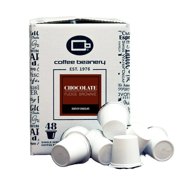 Chocolate Fudge Brownie Flavored Coffee Pods Regular or Decaf: Regular, Size: 48ct Bulk Pods