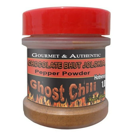 Chocolate Ghost Pepper Powder 1/2oz Spice Jar
