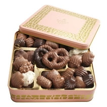 Chocolate Gift Basket, Chocolate Covered Pretzels and Truffles Gift Tin- Bonnie and Pop
