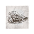 thumbnail image 1 of Chocolate Head Scarf, Chocolate Bar Food Sketch, Head Wrap, 3 Sizes, by Ambesonne, 1 of 2