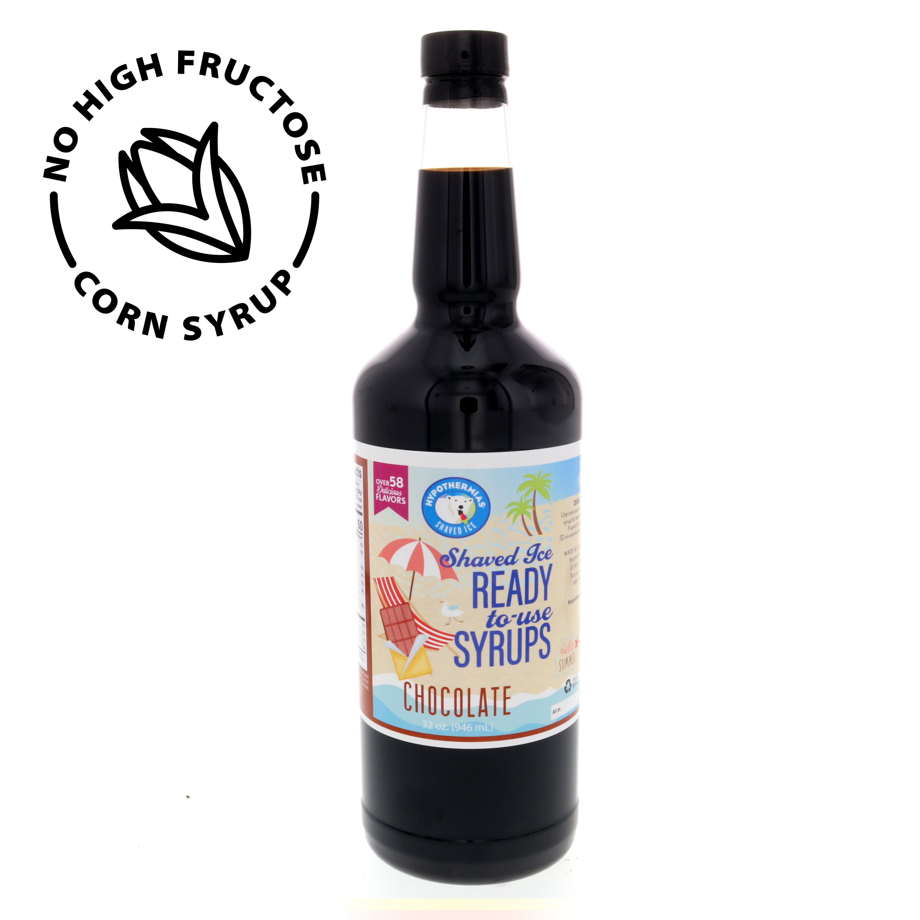 Chocolate Hypothermias Snow Cones Flavor syrups for drinks, coffee