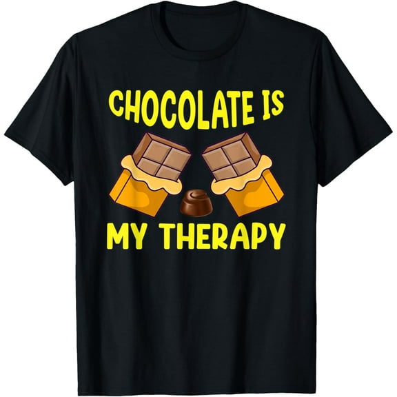 Chocolate Is My Therapy I Chocolate T-Shirt100% cotton