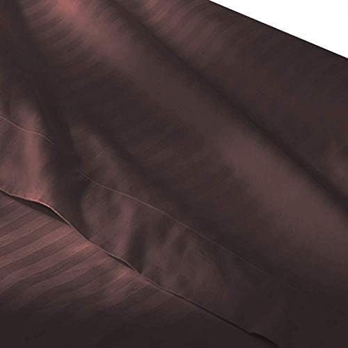 Chocolate King Size Flat Sheets (Top Sheet) Made From 100 Long Staple