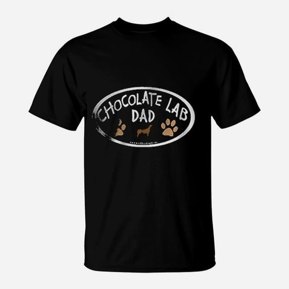 Chocolate Lab Dad TShirt