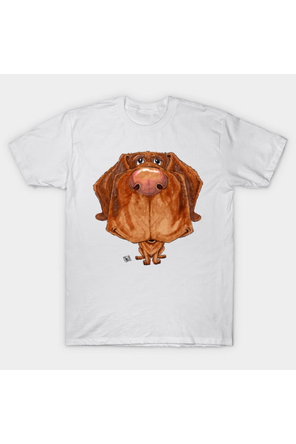 Chocolate Lab Dog Cute Labrador Retriever Brown Puppy Portrait Unisex T-Shirt, for men & women, up to size 5XL
