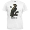 thumbnail image 1 of Chocolate Lab Profile White T-Shirt - Medium, 1 of 1