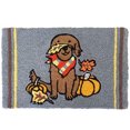 thumbnail image 1 of Chocolate Lab with Bandana Machine Washable 20" x 30" Jellybean Accent Rug, 1 of 1