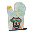 thumbnail image 1 of Chocolate Labrador Hippie Dawg Oven Mitt 8.5 in x 12 in, 1 of 7