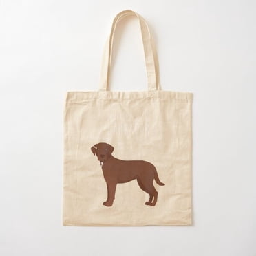 Sleepy Chocolate Lab Labrador Retriever Tote Bag - Dog Lover Gift Idea