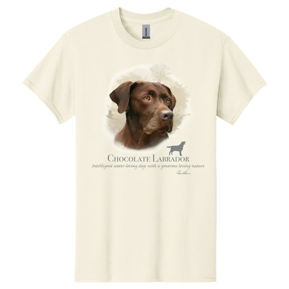 Chocolate Labrador Retriever Dog Breed Portrait T-Shirt