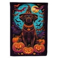 thumbnail image 1 of Chocolate Labrador Retriever Witchy Halloween Garden Flag 11.25 in x 15.5 in, 1 of 4