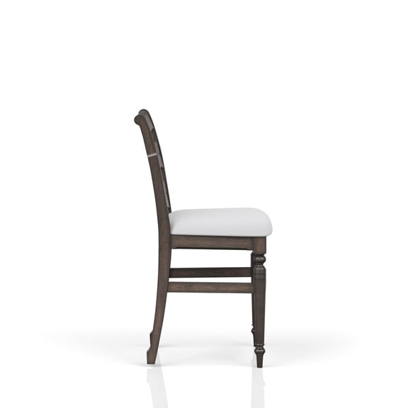 Chocolate Ladderback Stool for Counter / Used in Coffee Shops, Comfort and Style
