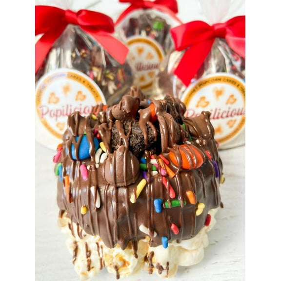Chocolate Lovers Mini Gourmet Popcorn Cakes