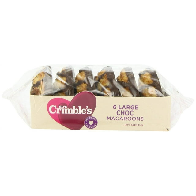 Chocolate Macaroons (6pcs, 250g) by Mrs Crimble's - Allergen Info ...