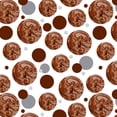 thumbnail image 1 of Chocolate Melted Chocoholic Premium Gift Wrap Wrapping Paper Roll Pattern, 1 of 2