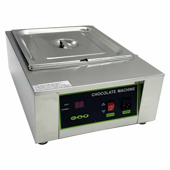Chocolate Melting Machine Commercial 18.7lb Single Tank Water Bath Heating Chocolate Melter