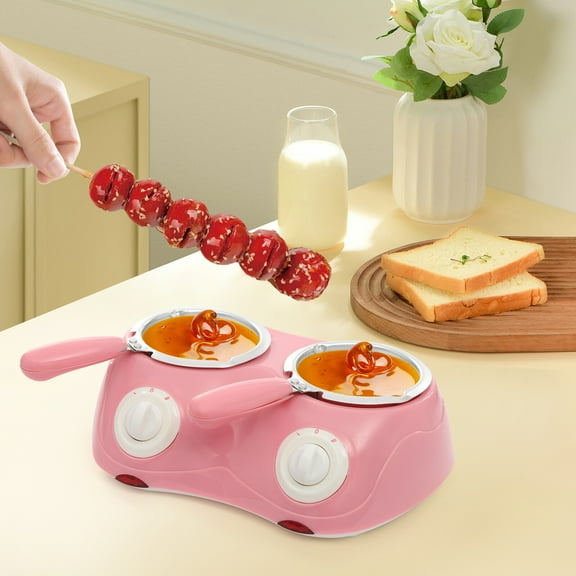 Chocolate Melting Warming Pot Chocolate Melting Pot with Molds & Forks