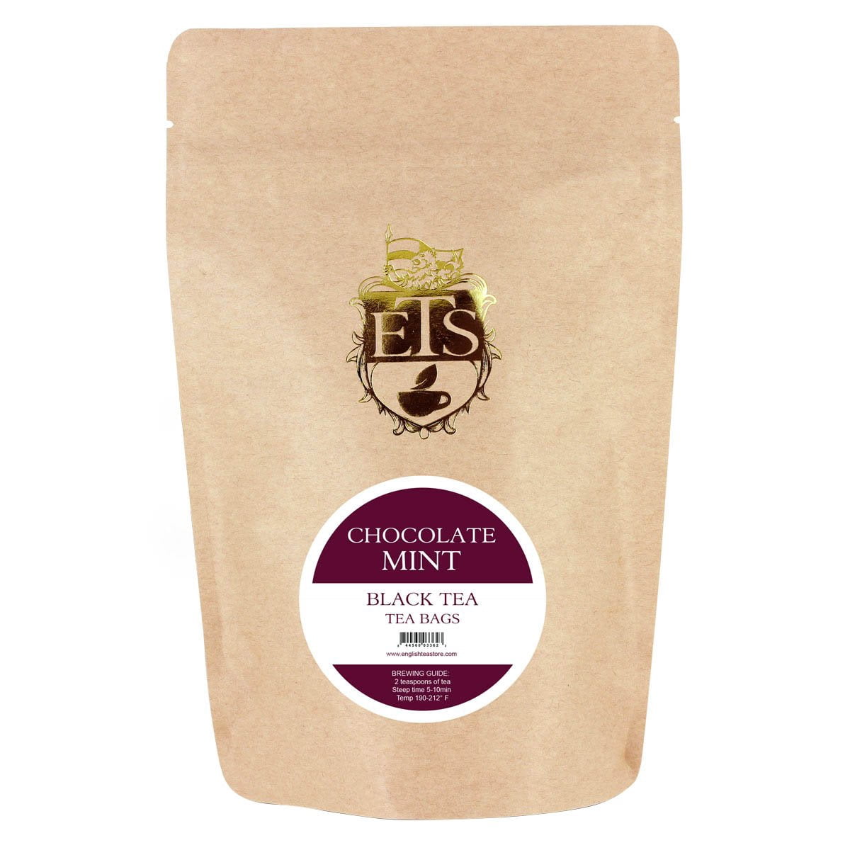Chocolate Mint Flavored Black Tea Tea Bags 25 Count | Ceylon Black Tea ...