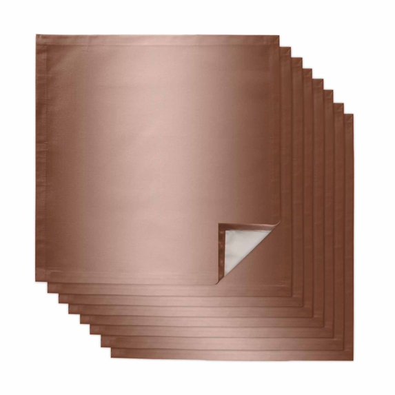 Chocolate Ombre Cloth Napkins, Modern Gradient Abstract Art Washable and Reusable Dinner Napkins Set of 8, Table Napkin for Kitchen Party Birthday Wedding Hotel Housewarming 20"x20"