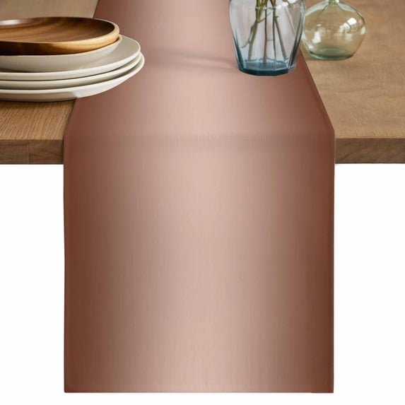 Chocolate Ombre Table Runner 70 Inches Long, Modern Gradient Abstract ...