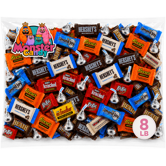 Chocolate Party Favor Candy Mix - 8 lb Pinata Stuffers Candy Bulk - Goodie Bag Stuffers for Kids Party Favors - Chocolate Candy Variety Pack Bulk - Bulk Candy Individually Wrapped