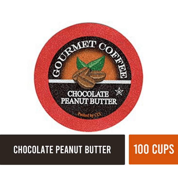 Chocolate Peanut Butter Coffee Single Serve Coffee For Keurig K-Cup Brewers, 100 Count