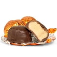 thumbnail image 1 of Chocolate Peanut Butter Cremes  by Its Delish, 5 Lbs bulk Bag  Fancy Individually Foil Wrapped Chocolates with Peanut Butter Filling Cream Classy Candy  Dairy Free, Kosher, 1 of 7