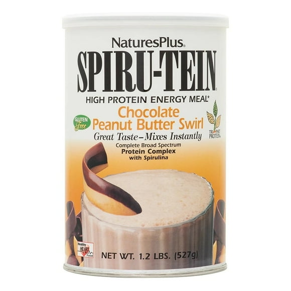Chocolate Peanut Butter Swirl Spirutein by Nature's Plus 1.2 Pounds
